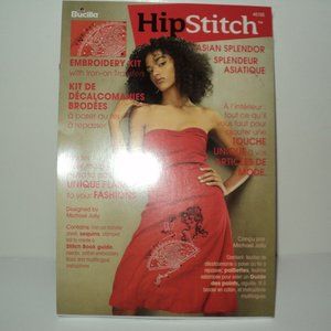 New Bucilla Hip Stitch Embroidery Kit Asian Splendor Cross Stich & Transfers